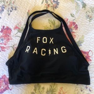 Fox Racing halter swimsuit top
